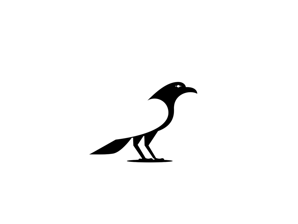 crow logo - Speed Art - YouTube